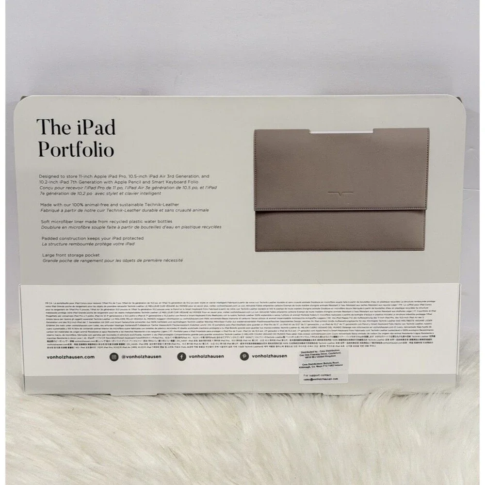 Von Holzhausen Leather Reinvented The iPad Portfolio for 11 in 10.5 In 10.2 In